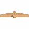 Ekena Millwork Eugene Smooth Timber Gable Bracket, Western Red Cedar, 48"W x 10"H x 5 1/2"D x 5 1/2"F, 5/12 Pitch GBW048X10X0606EUG00SWR - alternate 3